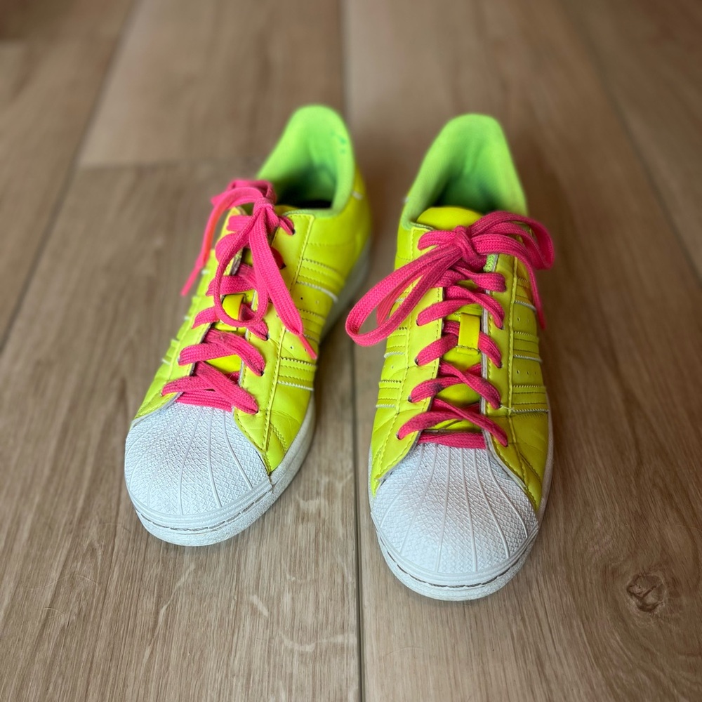 Adidas Superstar Solar Yellow Sneakers